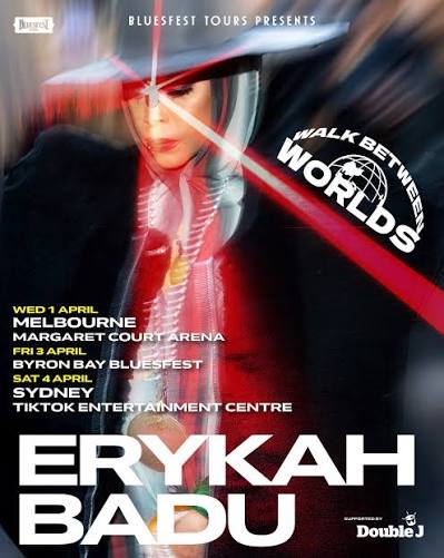 Erykah Badu 2026 tour poster